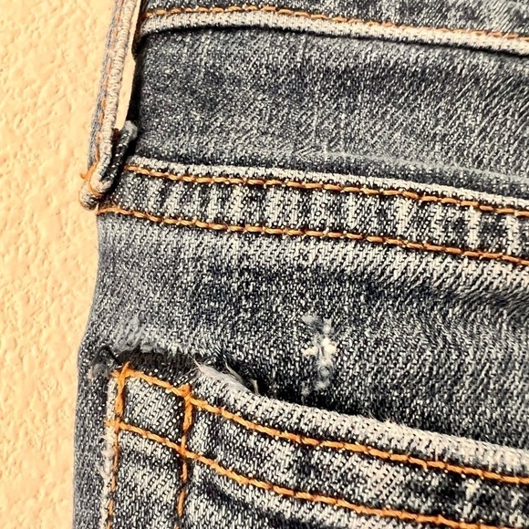 Levi’s Wedgie Skinny Medium Wash High Rise Button Fly Tough Love Blue Jeans 26 - Picture 16 of 16